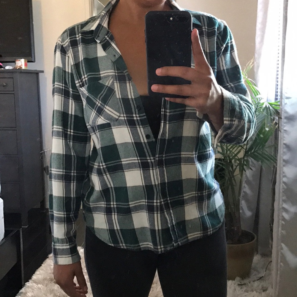 Plaid top